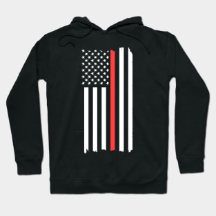 Red Line Flag Hoodie